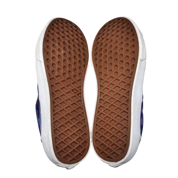 Vans Shoes Juniors 5 Galaxy Space Purple Blue Tie Dye Low Tops Skate Skateboard - Picture 10 of 10